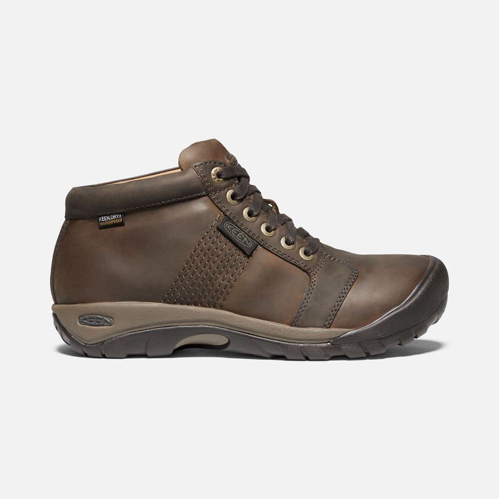 Bottes de Baskets Keen Homme Marron | Austin Waterproof | JHZBF-1968